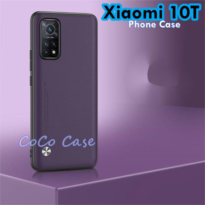 For Xiaomi 10T Cover Silicone Professional Full Case Classic Simple Solid Color Phone Case Cover sweatproof