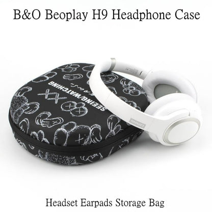 For B&O Beoplay H9 Headphone Case Cartoon Creative Patterns Headset Earpads Storage Bag Casing Box