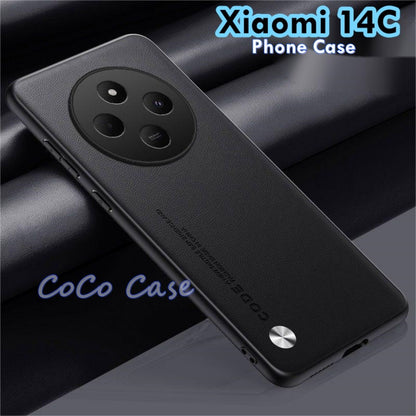For Xiaomi 14C Cover Silicone Professional Full Case Classic Simple Solid Color Phone Case Cover sweatproof