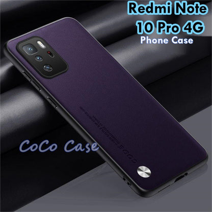 For Redmi Note 10 Pro 4G Cover Silicone Professional Full Case Classic Simple Solid Color Phone Case Cover sweatproof