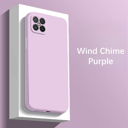For Honor Play 5 5G Cover Drop and wear resistant Silicone Full Case Classic Simple Solid Color Phone Case Cover