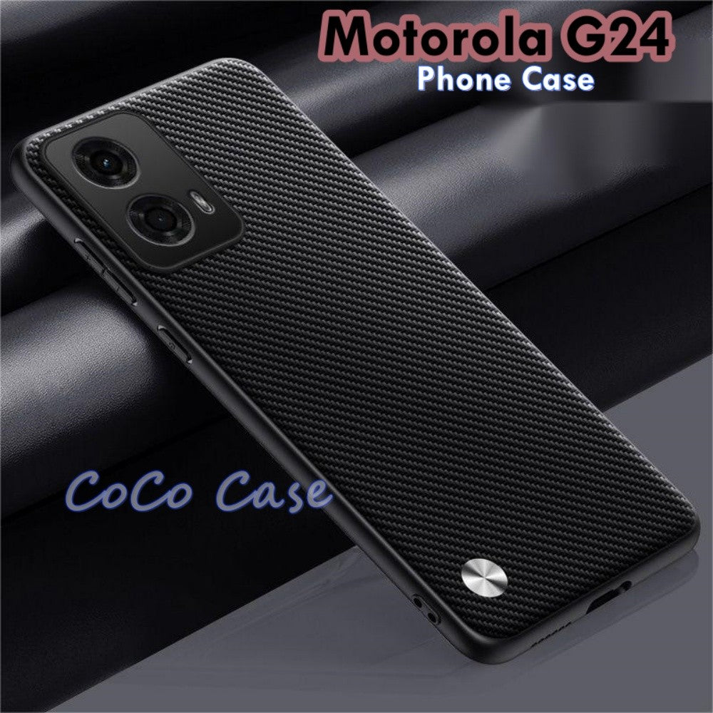 For Motorola G24 Cover Silicone Professional Full Case Classic Simple Solid Color Phone Case Cover sweatproof