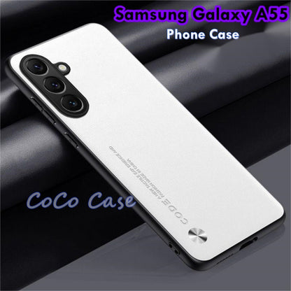 For Samsung Galaxy A55 Cover Silicone Professional Full Case Classic Simple Solid Color Phone Case Cover sweatproof