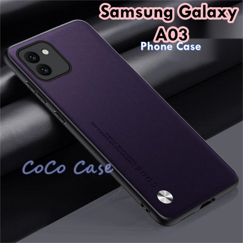 For Samsung Galaxy A03 Cover Silicone Professional Full Case Classic Simple Solid Color Phone Case Cover sweatproof
