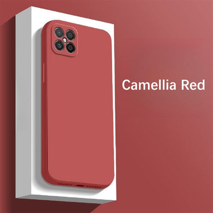 For Huawei Nova 8 SE Cover Drop and wear resistant Silicone Full Case Classic Simple Solid Color Phone Case Cover