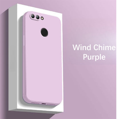 For Huawei Enjoy 8 Plus Cover Drop and wear resistant Silicone Full Case Classic Simple Solid Color Phone Case Cover