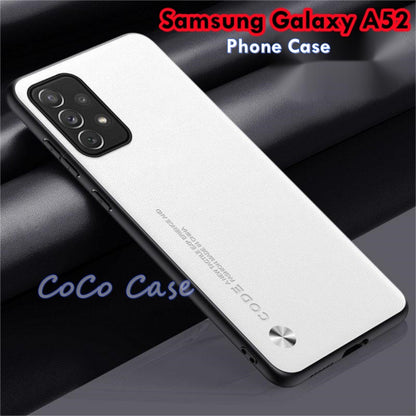 For Samsung Galaxy A52 Cover Silicone Professional Full Case Classic Simple Solid Color Phone Case Cover sweatproof