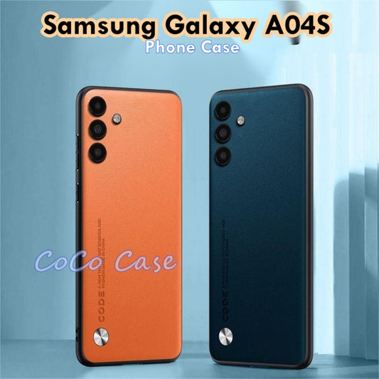 For Samsung Galaxy A04S Cover Silicone Professional Full Case Classic Simple Solid Color Phone Case Cover sweatproof