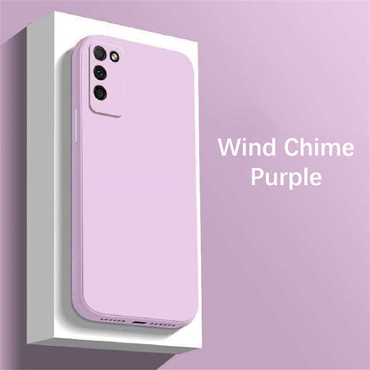 For Honor 30 Lite Cover Drop and wear resistant Silicone Full Case Classic Simple Solid Color Phone Case Cover