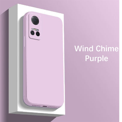 For Honor Play 6T Cover Drop and wear resistant Silicone Full Case Classic Simple Solid Color Phone Case Cover