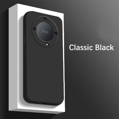 For Honor X9A Cover Drop and wear resistant Silicone Full Case Classic Simple Solid Color Phone Case Cover