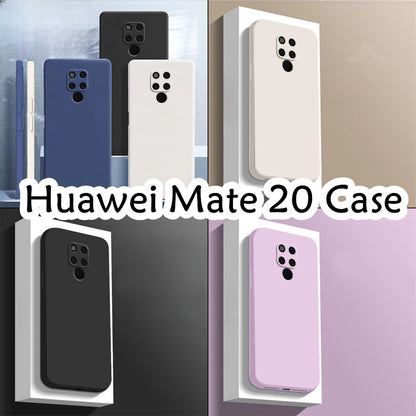 For Huawei Mate 20 Cover Drop and wear resistant Silicone Full Case Classic Simple Solid Color Phone Case Cover