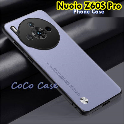 For Nuoio Z60S Pro Cover Silicone Professional Full Case Classic Simple Solid Color Phone Case Cover sweatproof