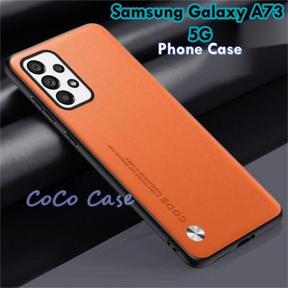 For Samsung Galaxy A73 5G Cover Silicone Professional Full Case Classic Simple Solid Color Phone Case Cover sweatproof