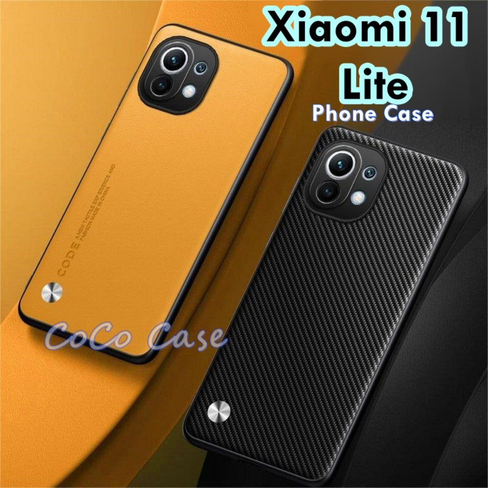 For Xiaomi 11 Lite Cover Silicone Professional Full Case Classic Simple Solid Color Phone Case Cover sweatproof