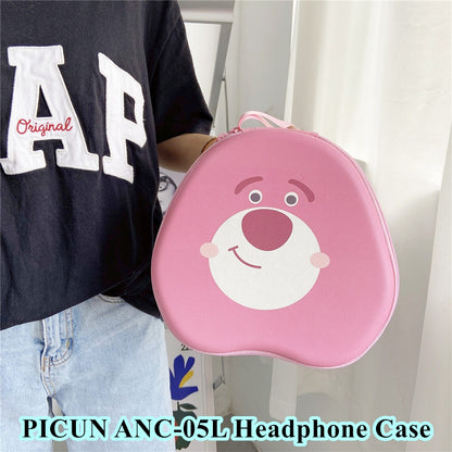 For PICUN ANC-05L Headphone Case Cartoon Creative Patterns Headset Earpads Storage Bag Casing Box