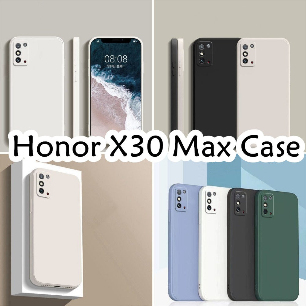 For Honor X30 Max Cover Drop and wear resistant Silicone Full Case Classic Simple Solid Color Phone Case Cover