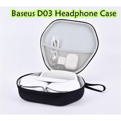 For Baseus D03 Headphone Case Cartoon Creative Patterns Headset Earpads Storage Bag Casing Box