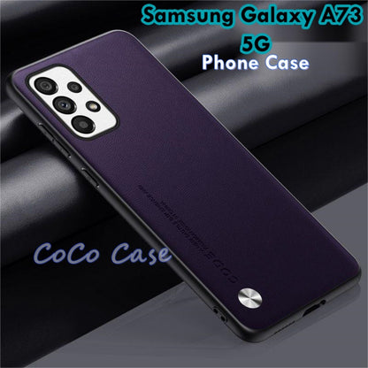 For Samsung Galaxy A73 5G Cover Silicone Professional Full Case Classic Simple Solid Color Phone Case Cover sweatproof