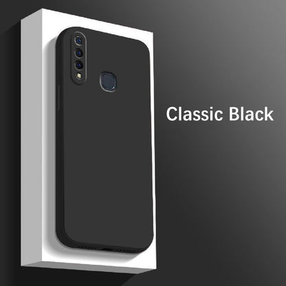 For VIVO Z5X Cover Drop and wear resistant Silicone Full Case Classic Simple Solid Color Phone Case Cover