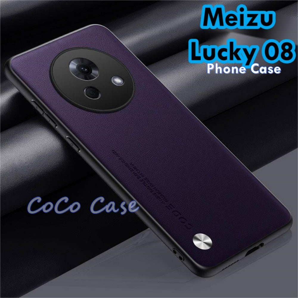 For Meizu Lucky 08 Cover Silicone Professional Full Case Classic Simple Solid Color Phone Case Cover sweatproof