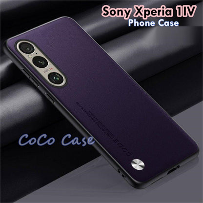 For Sony Xperia 1IV Cover Silicone Professional Full Case Classic Simple Solid Color Phone Case Cover sweatproof