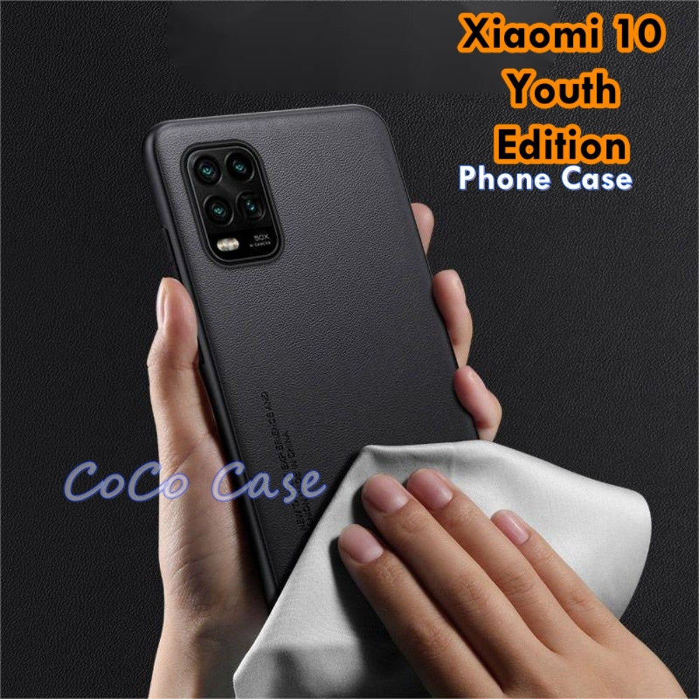 For Xiaomi 10 Youth Edition Cover Silicone Professional Full Case Classic Simple Solid Color Phone Case Cover sweatproof