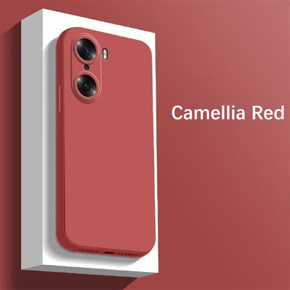 For Honor 60 Cover Drop and wear resistant Silicone Full Case Classic Simple Solid Color Phone Case Cover