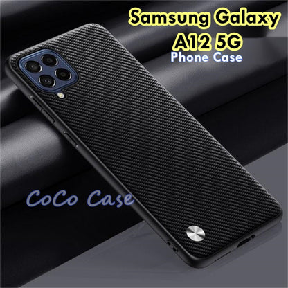 For Samsung Galaxy A12 5G Cover Silicone Professional Full Case Classic Simple Solid Color Phone Case Cover sweatproof