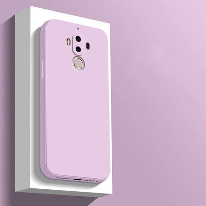 For Huawei Mate 9 Cover Drop and wear resistant Silicone Full Case Classic Simple Solid Color Phone Case Cover