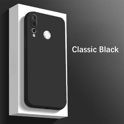 For Huawei Nova 4 Cover Drop and wear resistant Silicone Full Case Classic Simple Solid Color Phone Case Cover