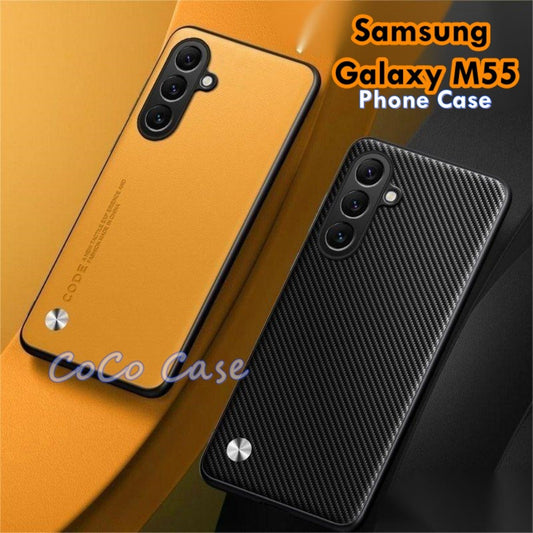 For Samsung Galaxy M55 Cover Silicone Professional Full Case Classic Simple Solid Color Phone Case Cover sweatproof