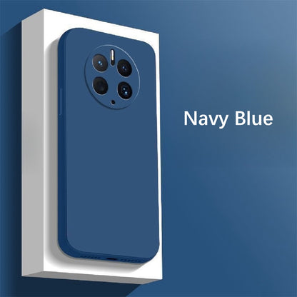 For Huawei Mate 50 Pro Cover Drop and wear resistant Silicone Full Case Classic Simple Solid Color Phone Case Cover
