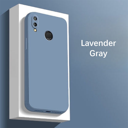 For Huawei P20 Lite Cover Drop and wear resistant Silicone Full Case Classic Simple Solid Color Phone Case Cover