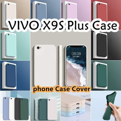 For VIVO X9S Plus Cover Drop and wear resistant Silicone Full Case Classic Simple Solid Color Phone Case Cover