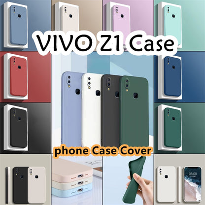 For VIVO Z1 Cover Drop and wear resistant Silicone Full Case Classic Simple Solid Color Phone Case Cover