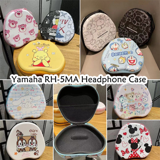 For Yamaha RH-5MA Headphone Case Cartoon Creative Patterns Headset Earpads Storage Bag Casing Box