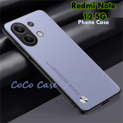 For Redmi Note 12 5G Cover Silicone Professional Full Case Classic Simple Solid Color Phone Case Cover sweatproof
