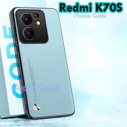 For Redmi K70S Cover Silicone Professional Full Case Classic Simple Solid Color Phone Case Cover sweatproof
