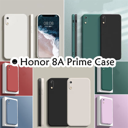 For Honor 8A Prime Cover Drop and wear resistant Silicone Full Case Classic Simple Solid Color Phone Case Cover