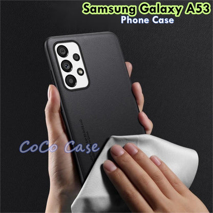 For Samsung Galaxy A53 Cover Silicone Professional Full Case Classic Simple Solid Color Phone Case Cover sweatproof