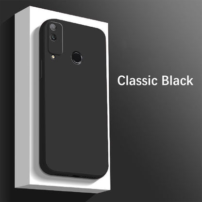 For Honor Play 4T Cover Drop and wear resistant Silicone Full Case Classic Simple Solid Color Phone Case Cover