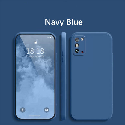 For Honor X10 Max Cover Drop and wear resistant Silicone Full Case Classic Simple Solid Color Phone Case Cover