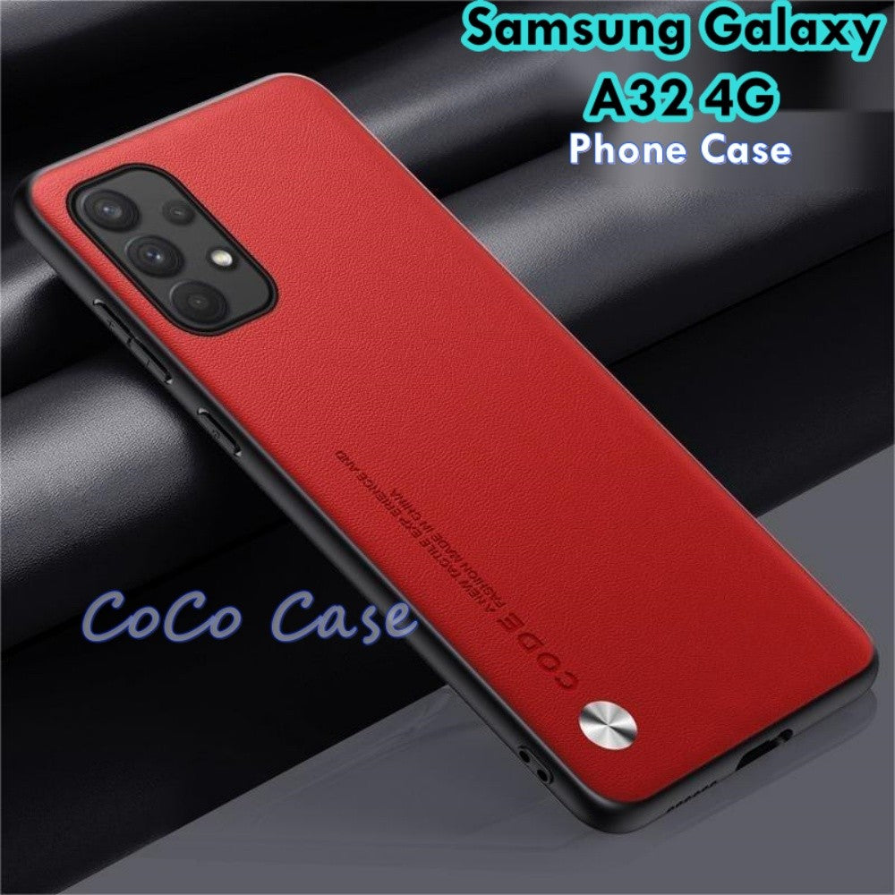 For Samsung Galaxy A32 4G Cover Silicone Professional Full Case Classic Simple Solid Color Phone Case Cover sweatproof