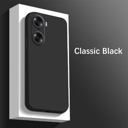 For Honor 60 Cover Drop and wear resistant Silicone Full Case Classic Simple Solid Color Phone Case Cover