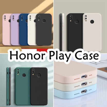 For Honor Play Cover Drop and wear resistant Silicone Full Case Classic Simple Solid Color Phone Case Cover