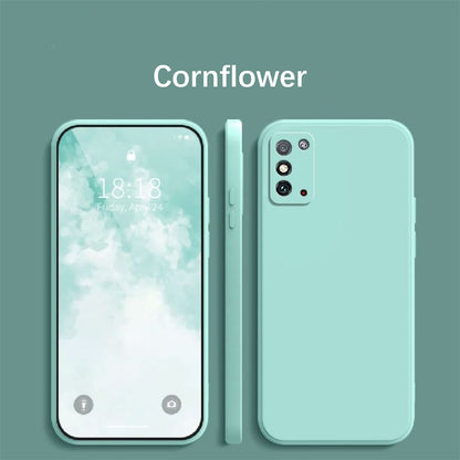 For Honor X10 Max Cover Drop and wear resistant Silicone Full Case Classic Simple Solid Color Phone Case Cover