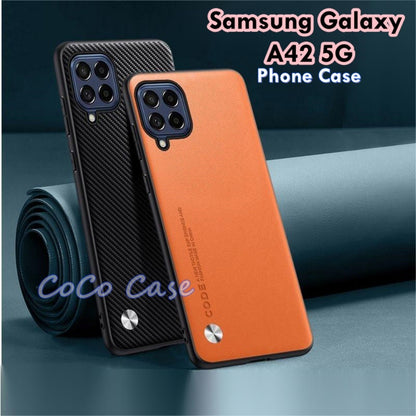For Samsung Galaxy A42 5G Cover Silicone Professional Full Case Classic Simple Solid Color Phone Case Cover sweatproof