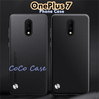 For OnePlus 7 Cover Silicone Professional Full Case Classic Simple Solid Color Phone Case Cover sweatproof