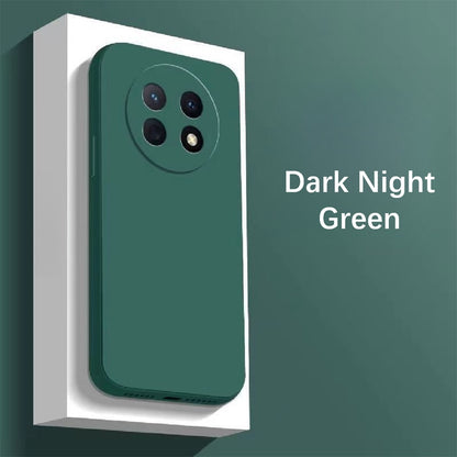 For Huawei Enjoy 60X Cover Drop and wear resistant Silicone Full Case Classic Simple Solid Color Phone Case Cover